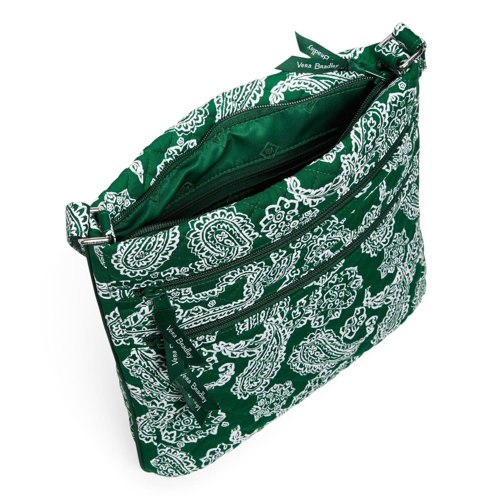 Collegiate Triple Zip Hipster Crossbody Bag - Image 3
