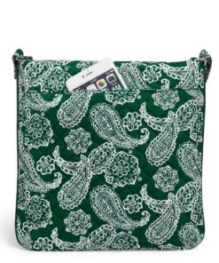 Collegiate Triple Zip Hipster Crossbody Bag
