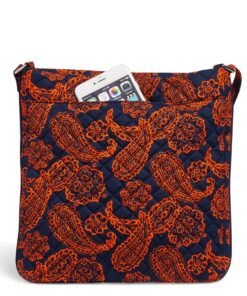 Collegiate Triple Zip Hipster Crossbody Bag