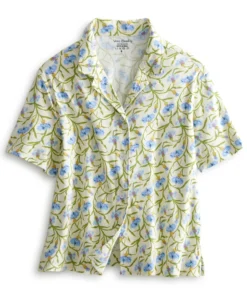 Alternative view of Short-Sleeved Button-Down Pajama Top