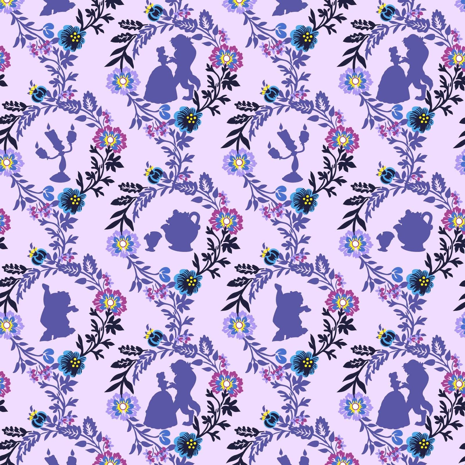 Belle Floral Cameos Quilt Set, King - Image 5
