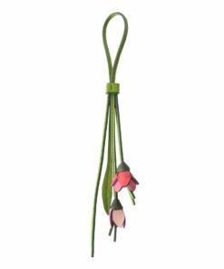 Pink Tulips Bag Charm