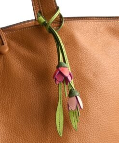 Alternative view of Pink Tulips Bag Charm