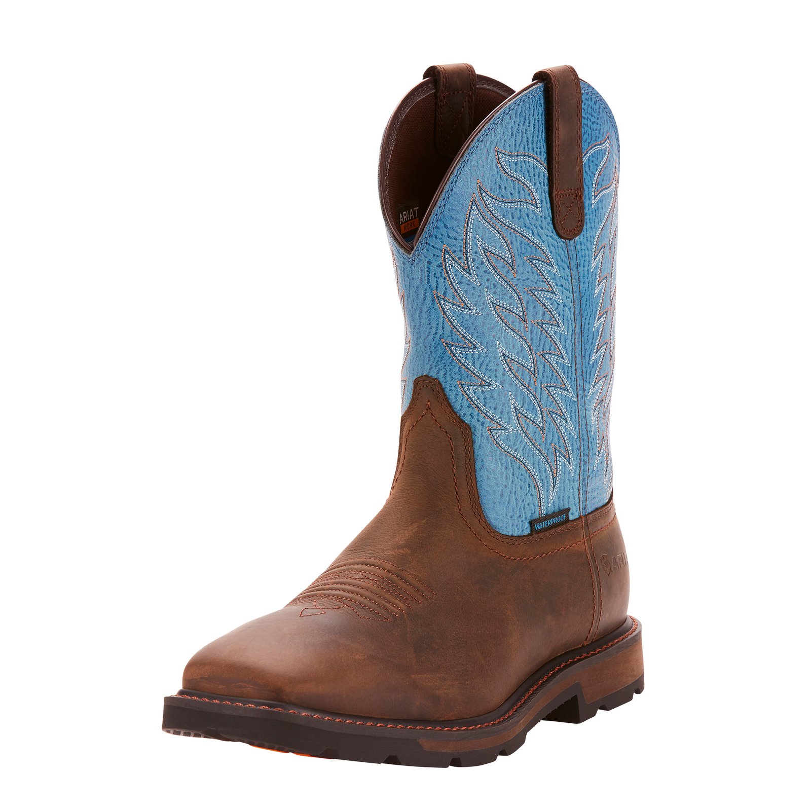 Groundbreaker Wide Square Toe Waterproof Work Boot - Image 7