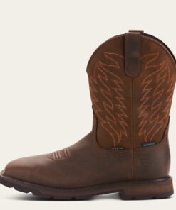 Alternative view of Groundbreaker Wide Square Toe Waterproof Steel Toe Work Boot