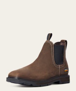 Groundbreaker Chelsea Wide Square Toe Waterproof Steel Toe Work Boot