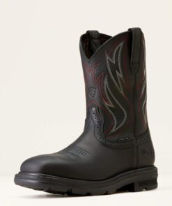 Sierra Shock Shield Wide Square Toe Steel Toe Work Boot