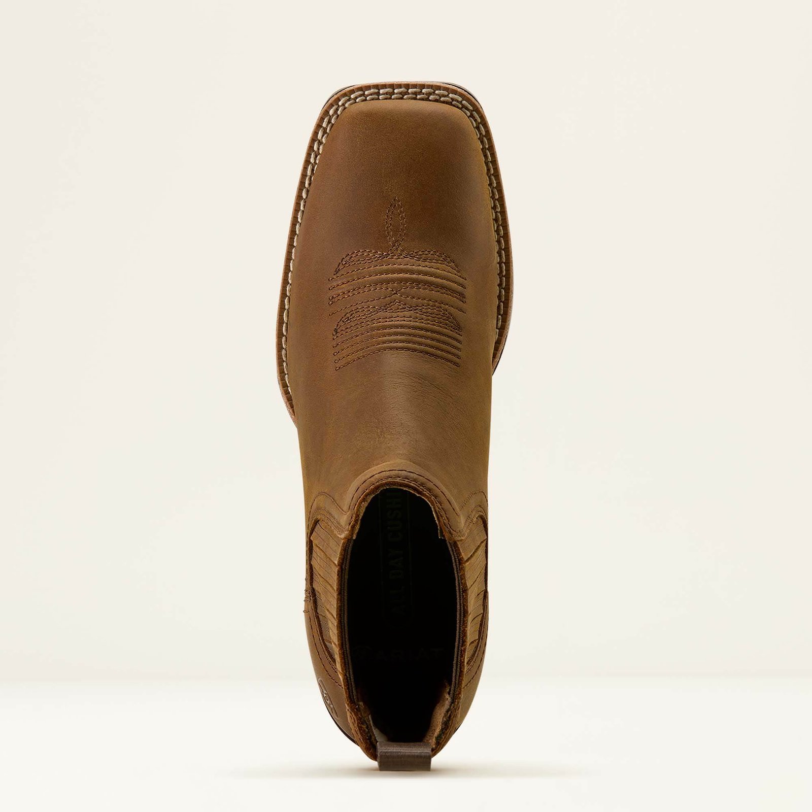 Booker Chelsea Wide Square Toe Western Boot - Image 4