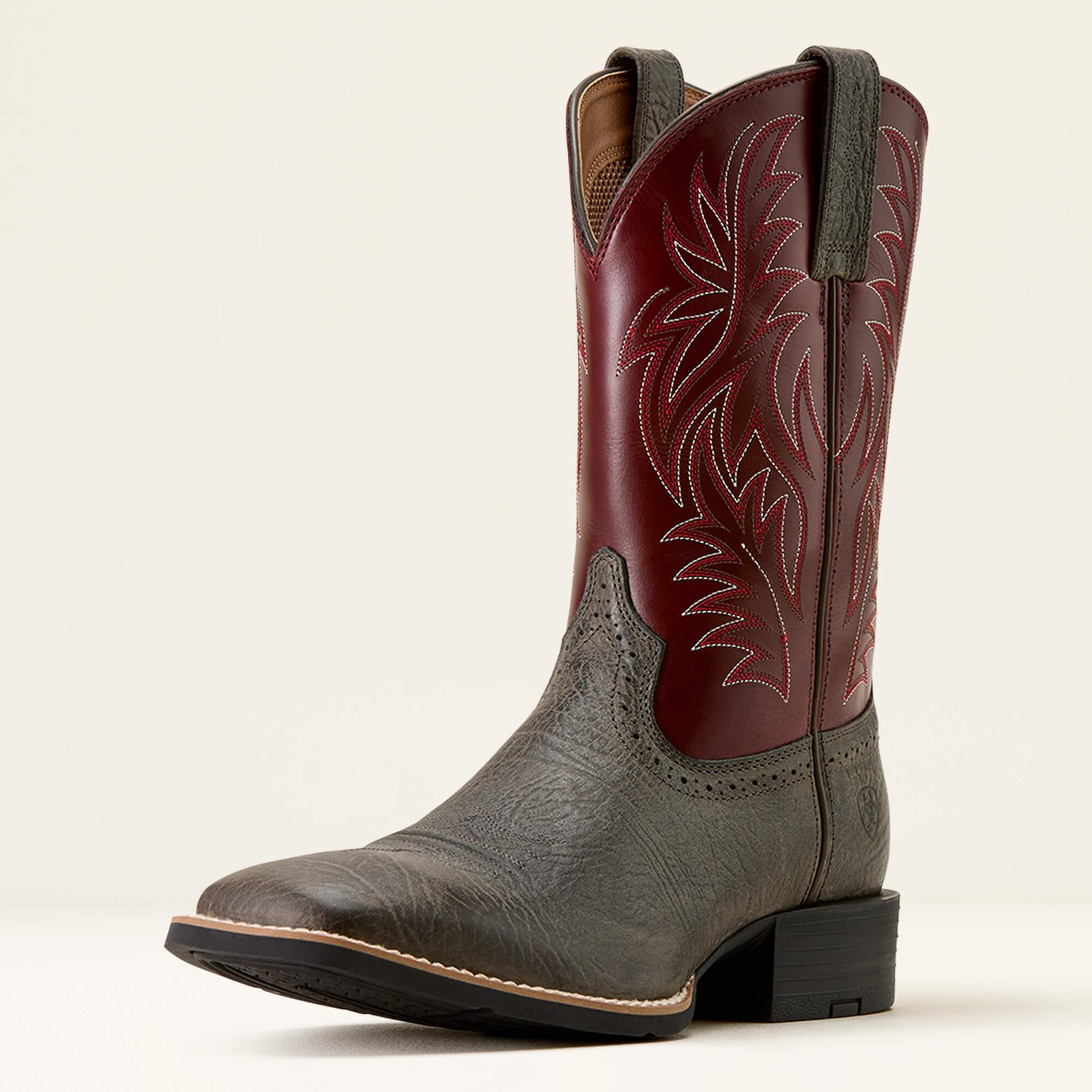 Sport Western Wide Square Toe Cowboy Boot - Image 47
