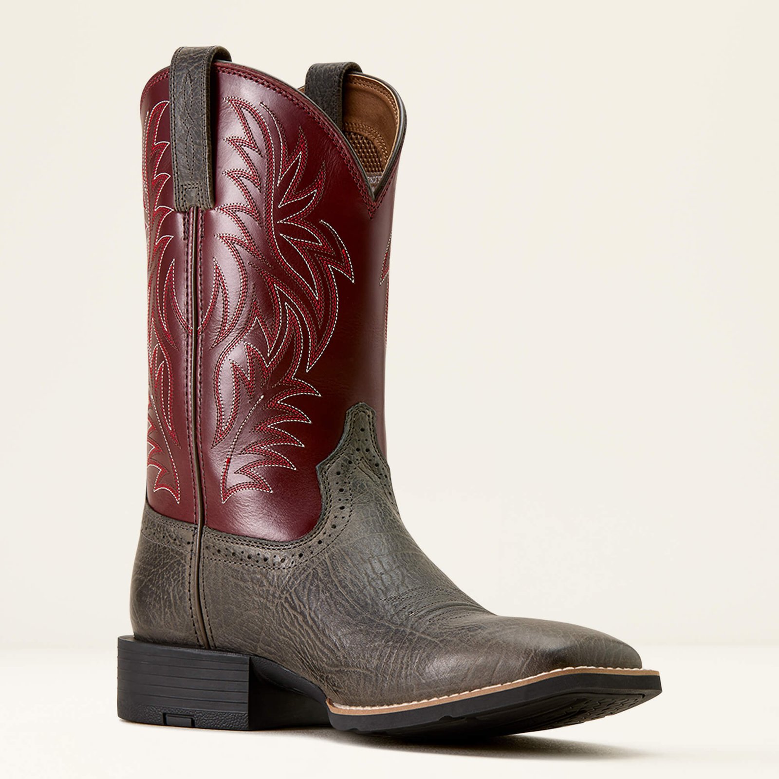 Sport Western Wide Square Toe Cowboy Boot - Image 52