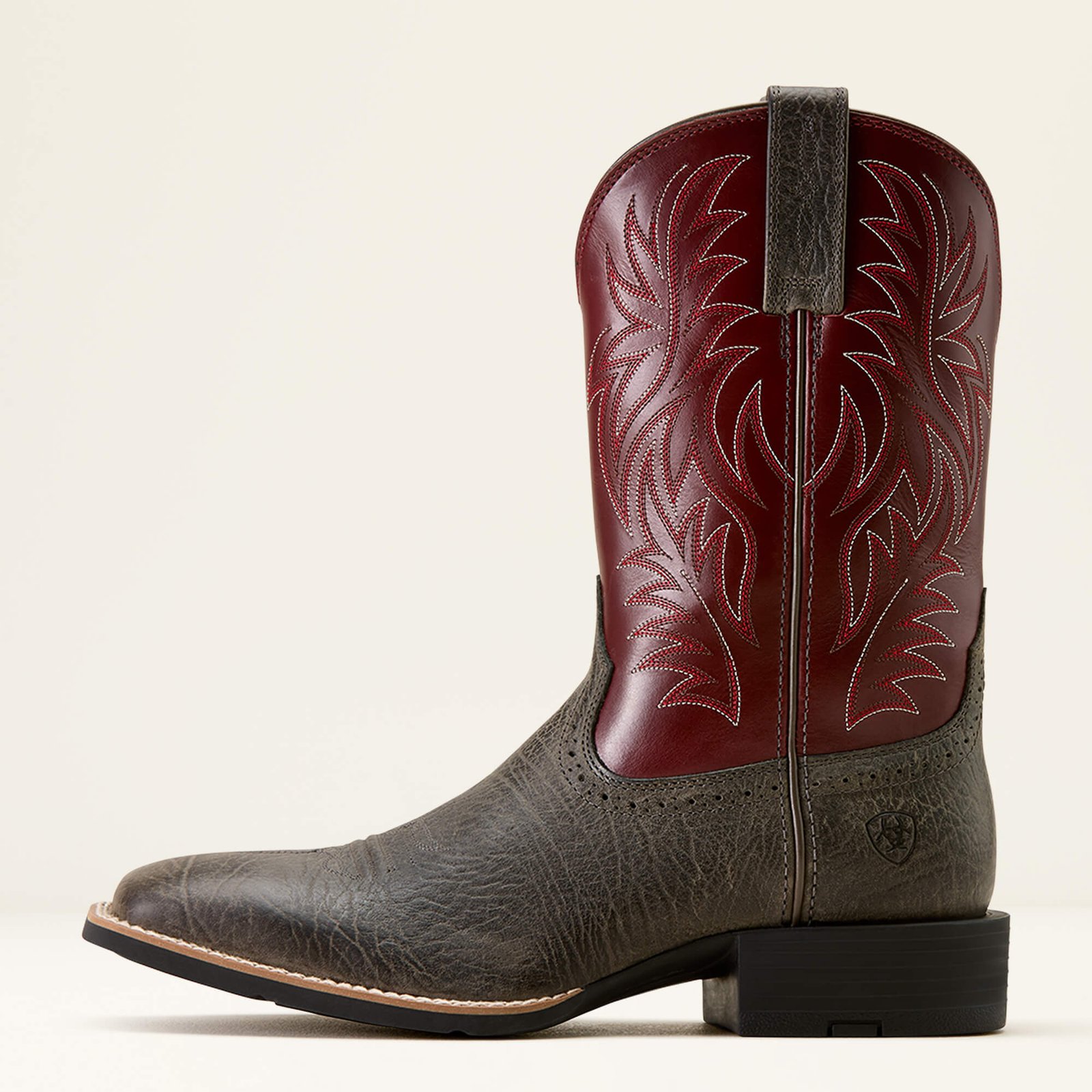 Sport Western Wide Square Toe Cowboy Boot - Image 48