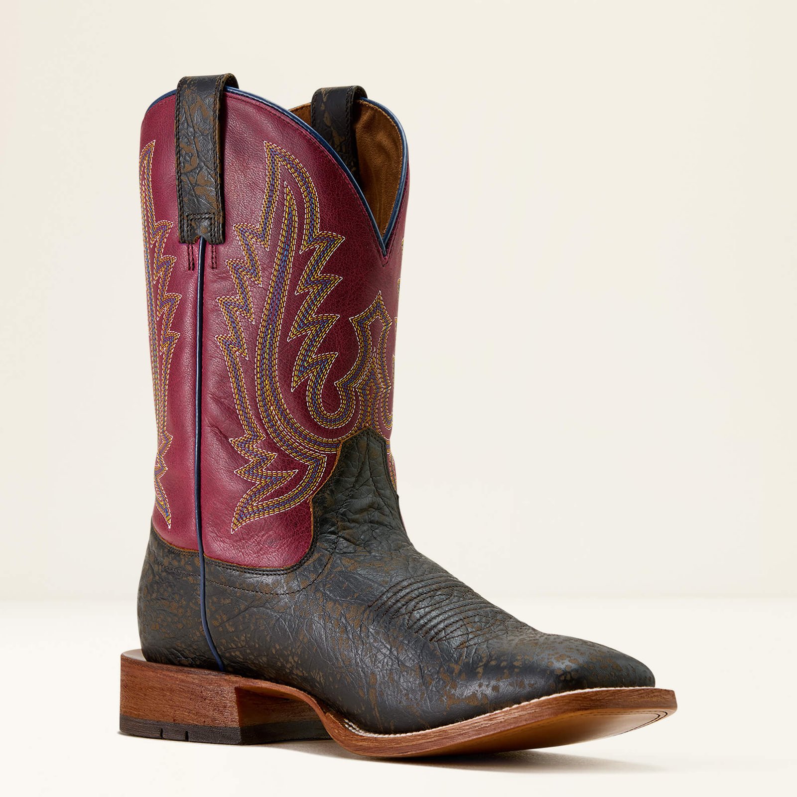 County Roads Wide Square Toe Cowboy Boot - Image 12