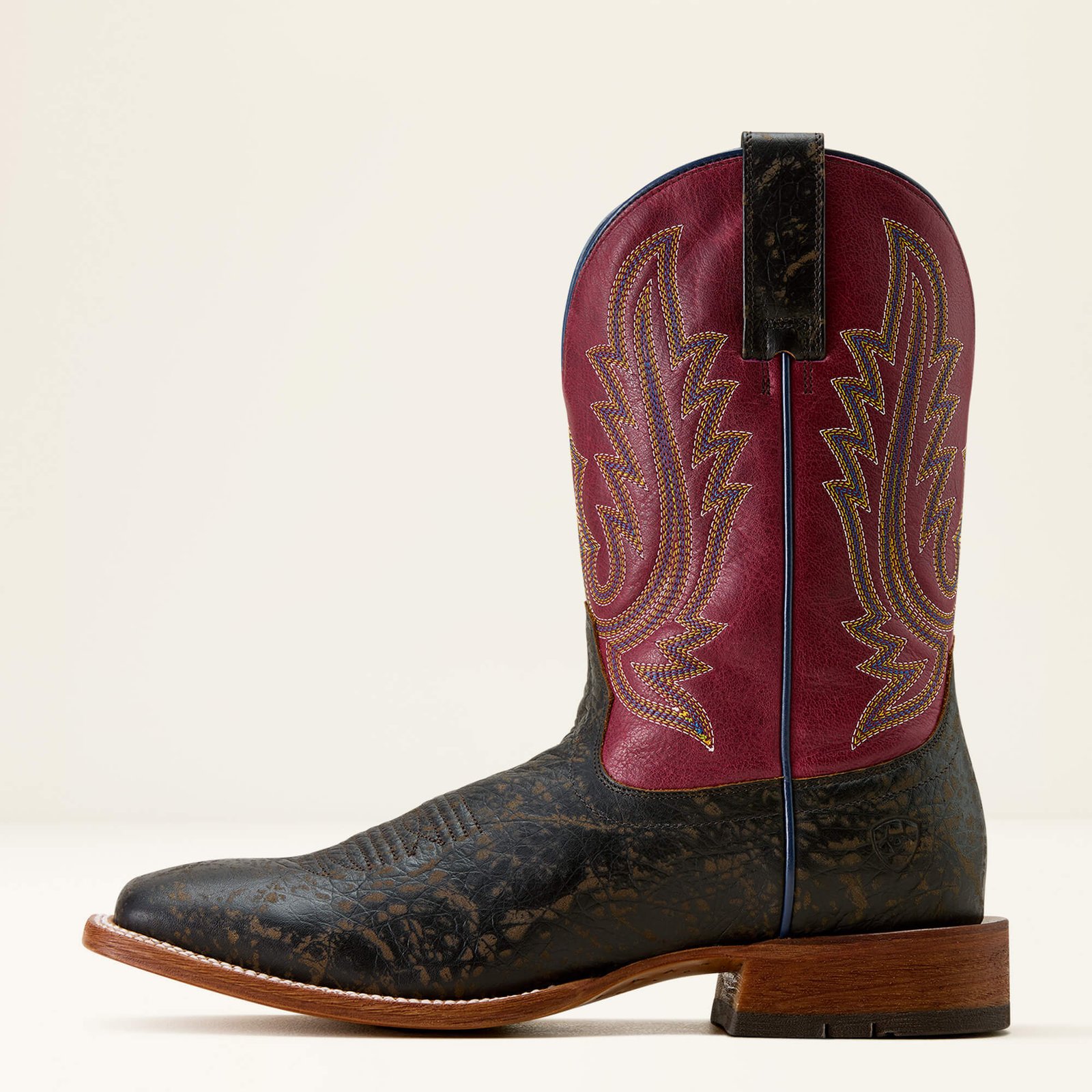 County Roads Wide Square Toe Cowboy Boot - Image 8