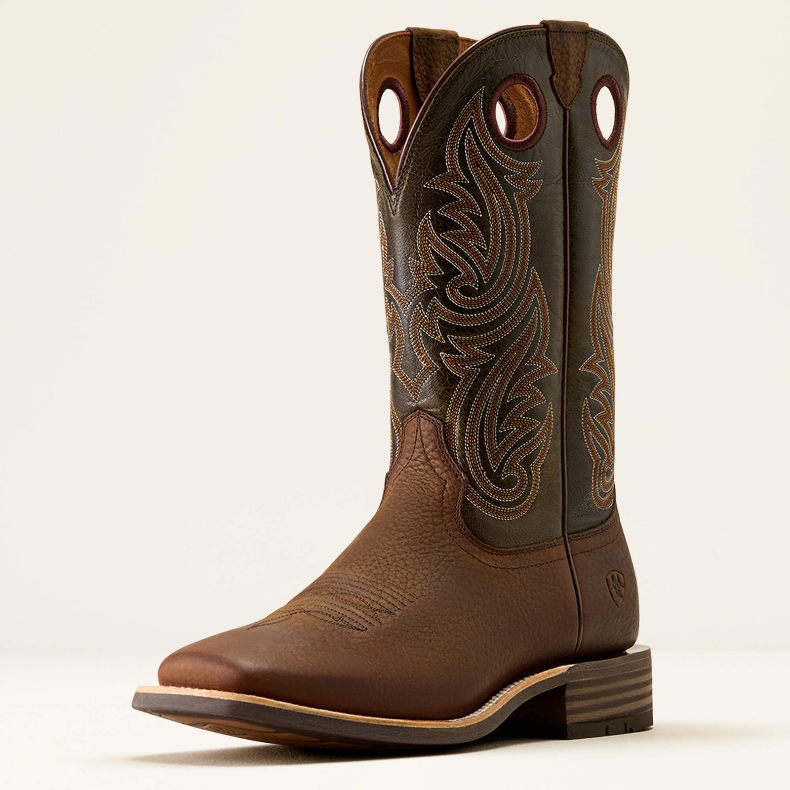 Highland Toughstock Wide Square Toe Cowboy Boot