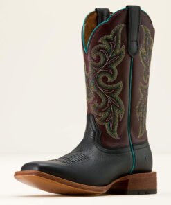County Lane Wide Square Toe Western Boot