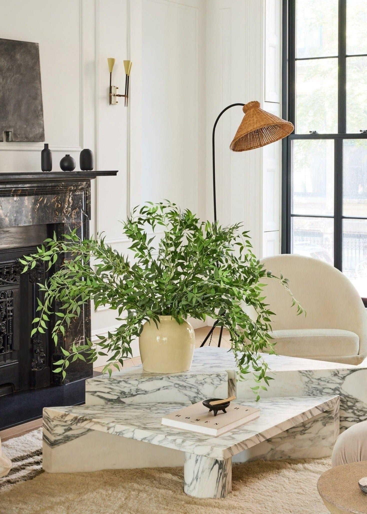 Faux Italian Ruscus Spray - 46" - Image 2