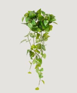 Natural Touch Variegated Pothos - Fake Hanging Plant - 27"