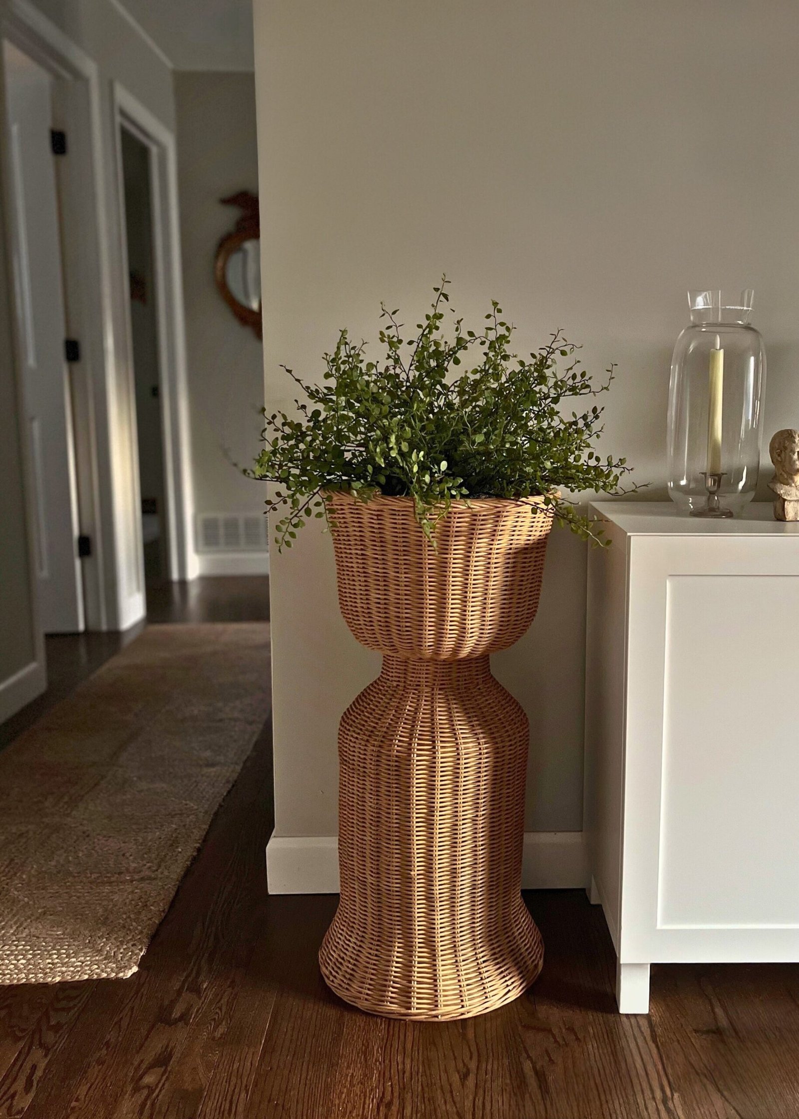 Maidenhair Creeping Vine Fake Potted Plant - 16" - Image 2