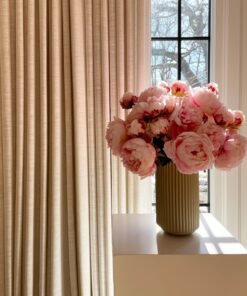 Alternative view of Pink Peony Faux Flower Bundle of Peonies - 21"