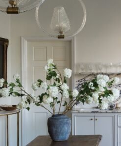 SAVE - Faux Snowball Hydrangea in Crisp White - 43.5"
