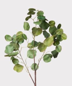 Faux Silver Dollar Eucalyptus Branch - 39"