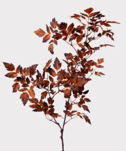 Afloral™ Faux Cimicifuga Leaf Spray in Brown - 31"