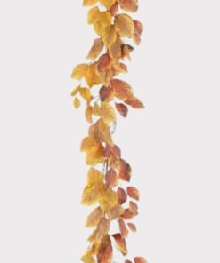 Golden Yellow Artificial Fall Birch Leaf Garland - 60"