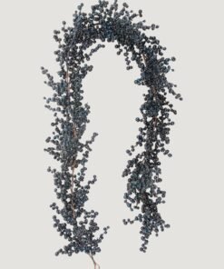 Burst of Blue Holiday Berry Garland - 72"