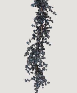 Alternative view of Burst of Blue Holiday Berry Garland - 72"