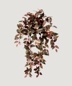Burgundy Blush Artificial Tradescantia Hanging Plant - 30"
