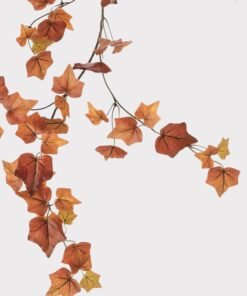 Alternative view of Fake Cottage Ivy Leaf Garland in Fall Hues - 66"