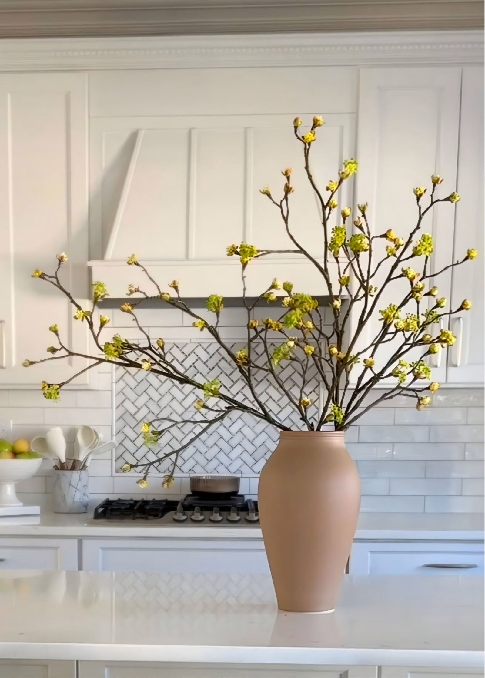 Artificial Budding Flower Branch - 42" - Image 5