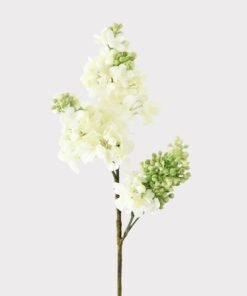 Fake Flowers Lilacs in Cream - 25"