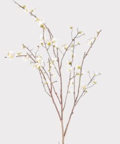 SAVE - Faux Quince Blossom Branch in Cream - 54"