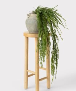 Alternative view of UV Treated Indoor/Outdoor Fake Hanging Moss Fern Plant - 38.5"