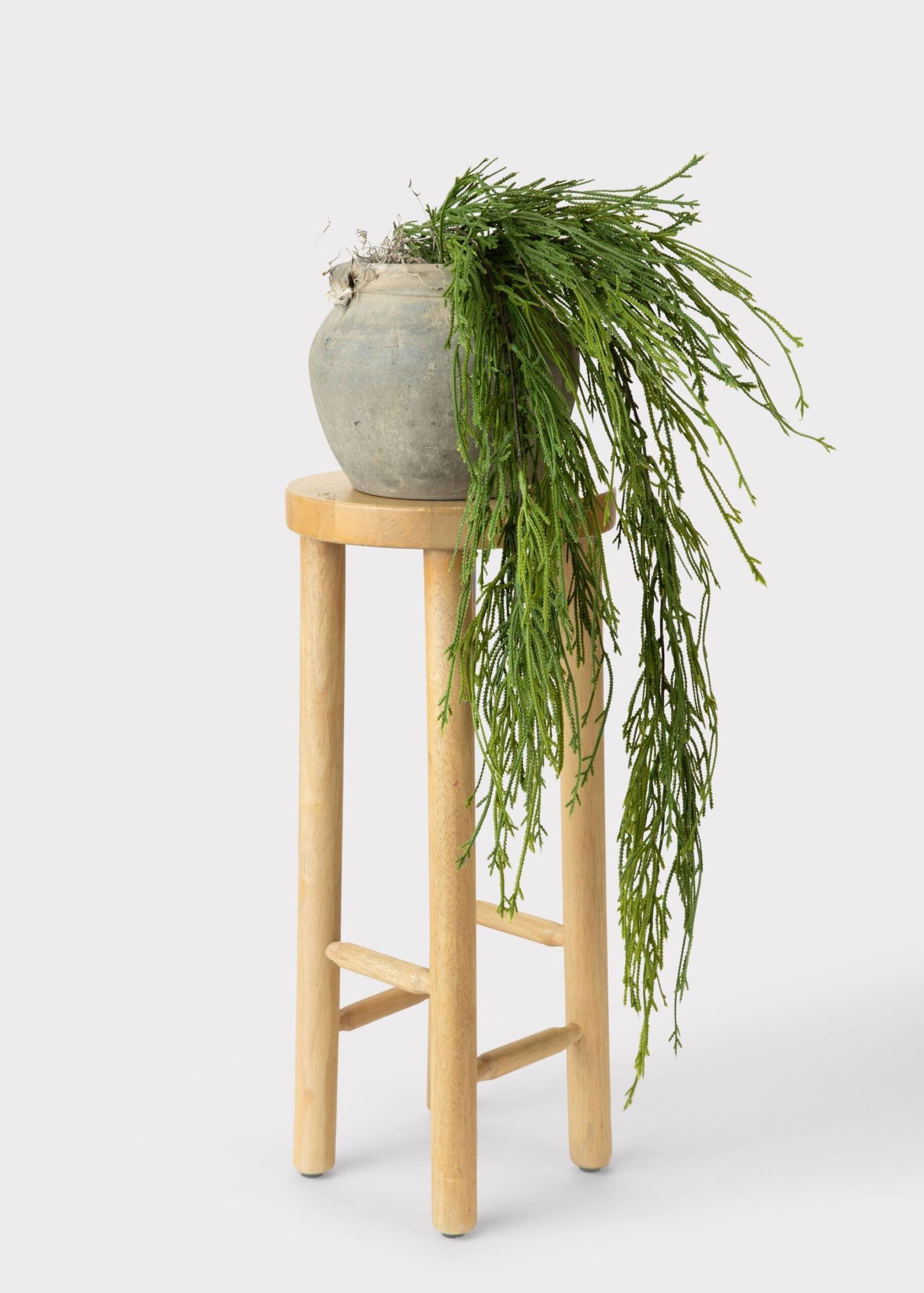 UV Treated Indoor/Outdoor Fake Hanging Moss Fern Plant - 38.5" - Image 2