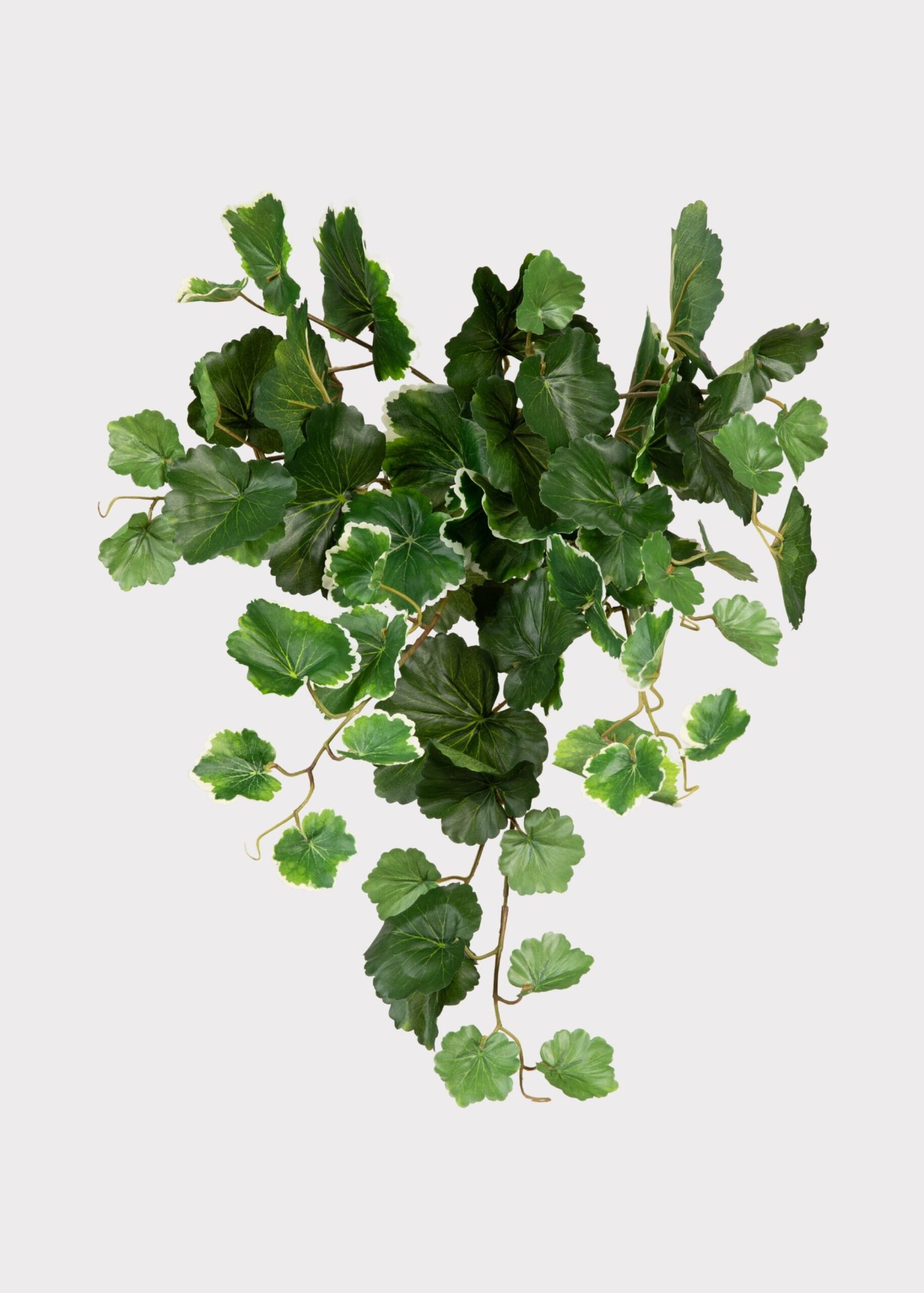 UV Resistant Fake Outdoor Hanging Geranium Plant - 21"