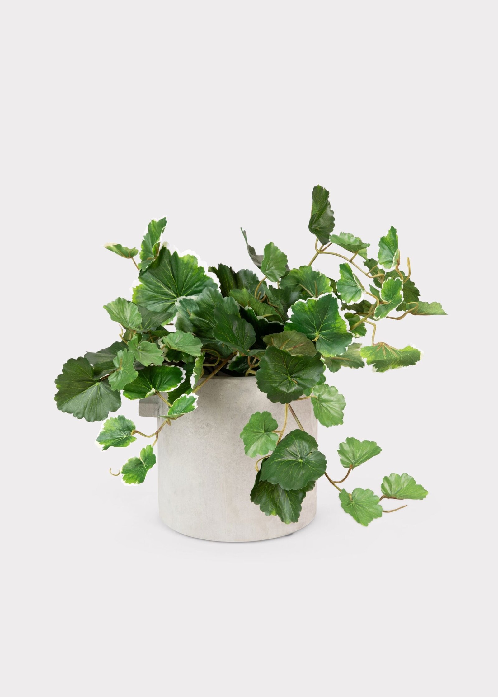 UV Resistant Fake Outdoor Hanging Geranium Plant - 21" - Image 4