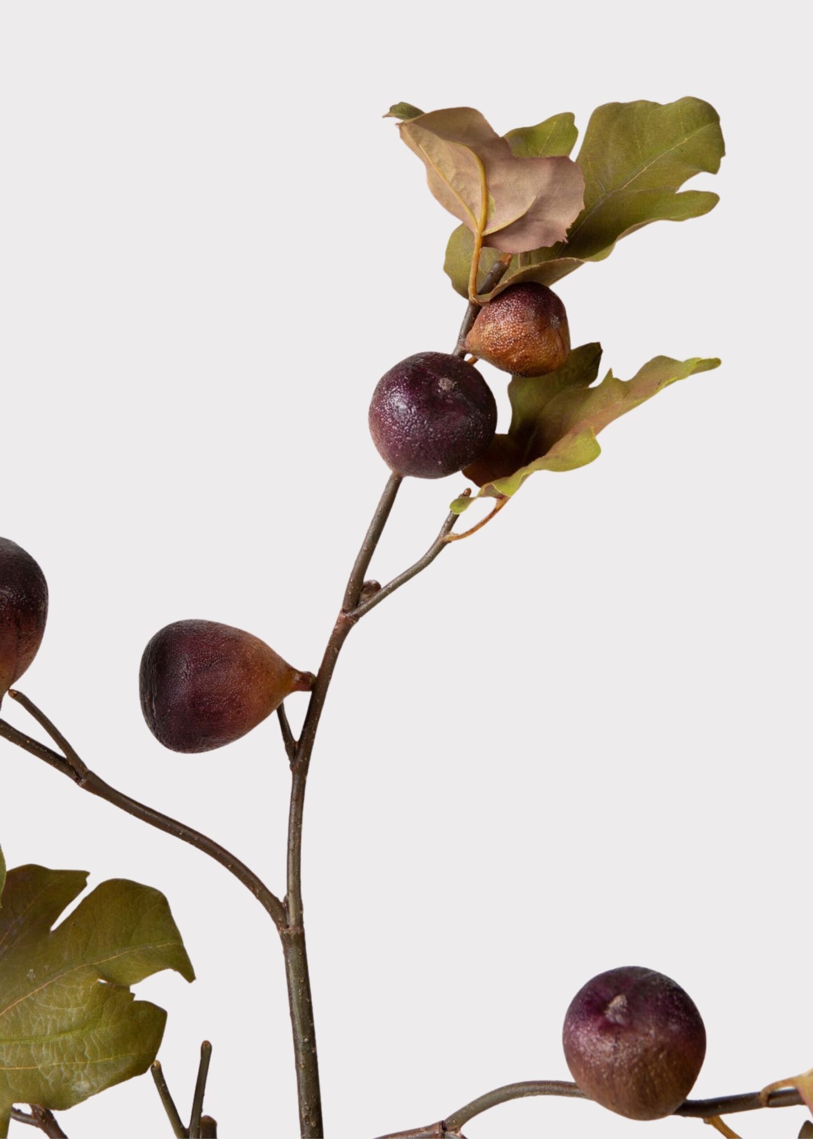 Premium Faux Fig Branch in Eggplant - 37" - Image 4