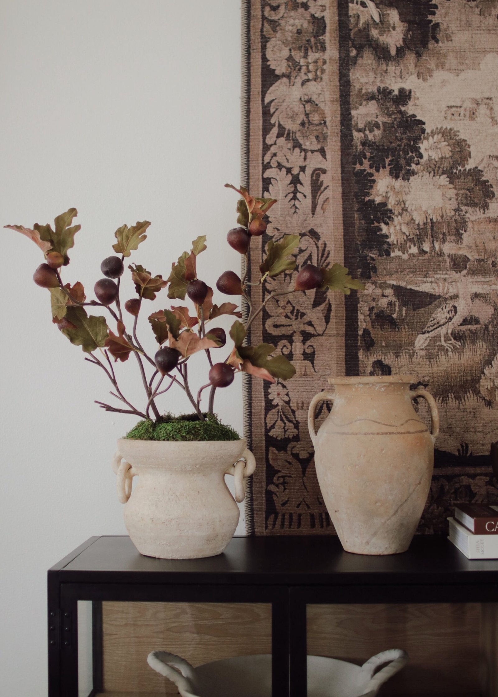 Premium Faux Fig Branch in Eggplant - 37" - Image 6