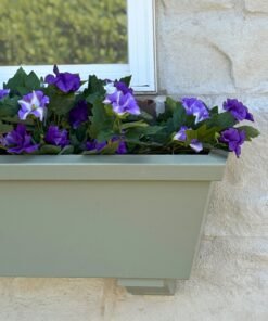 Alternative view of Fake Petunia UV Treated Indoor/Outdoor Hanging Flower Bush - 26"