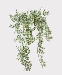 Fake Button Leaf Hanging Plant - 35"