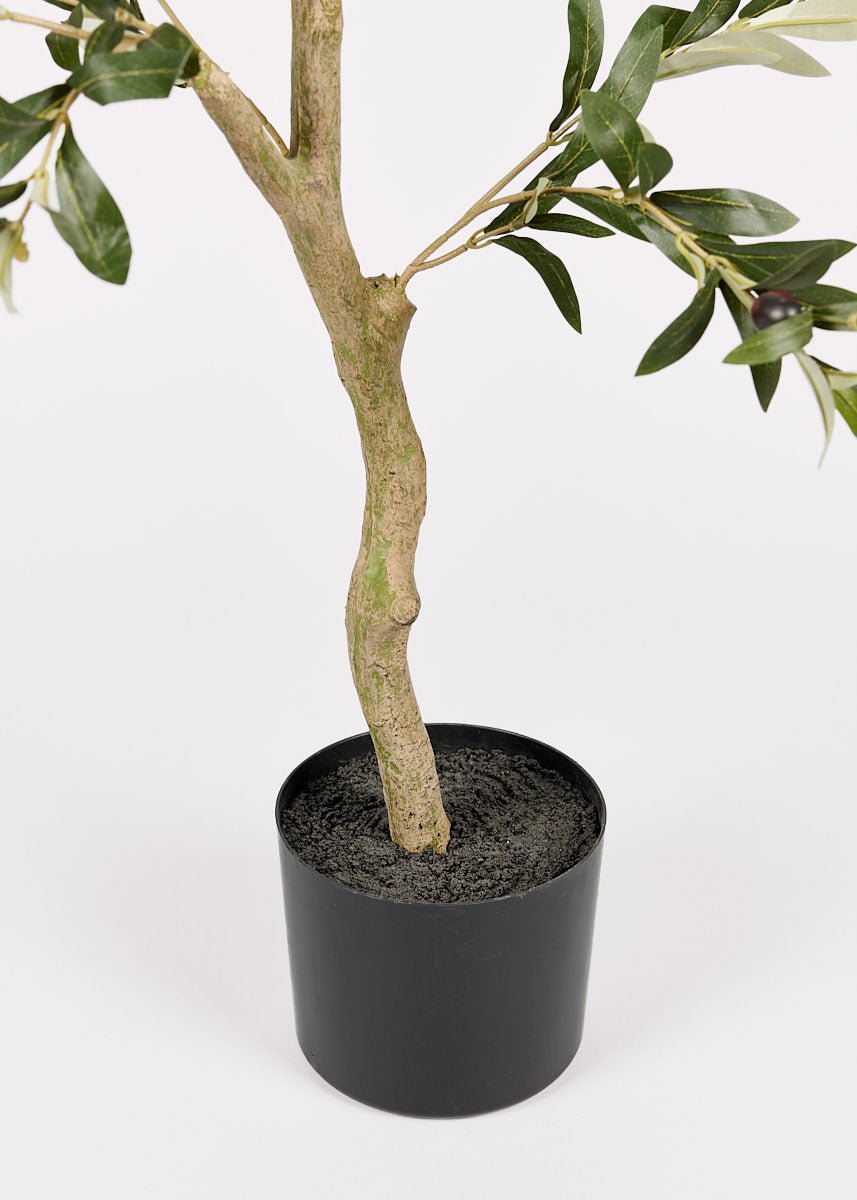 Artificial Potted Olive Tree Plant - 47.25" - Image 3