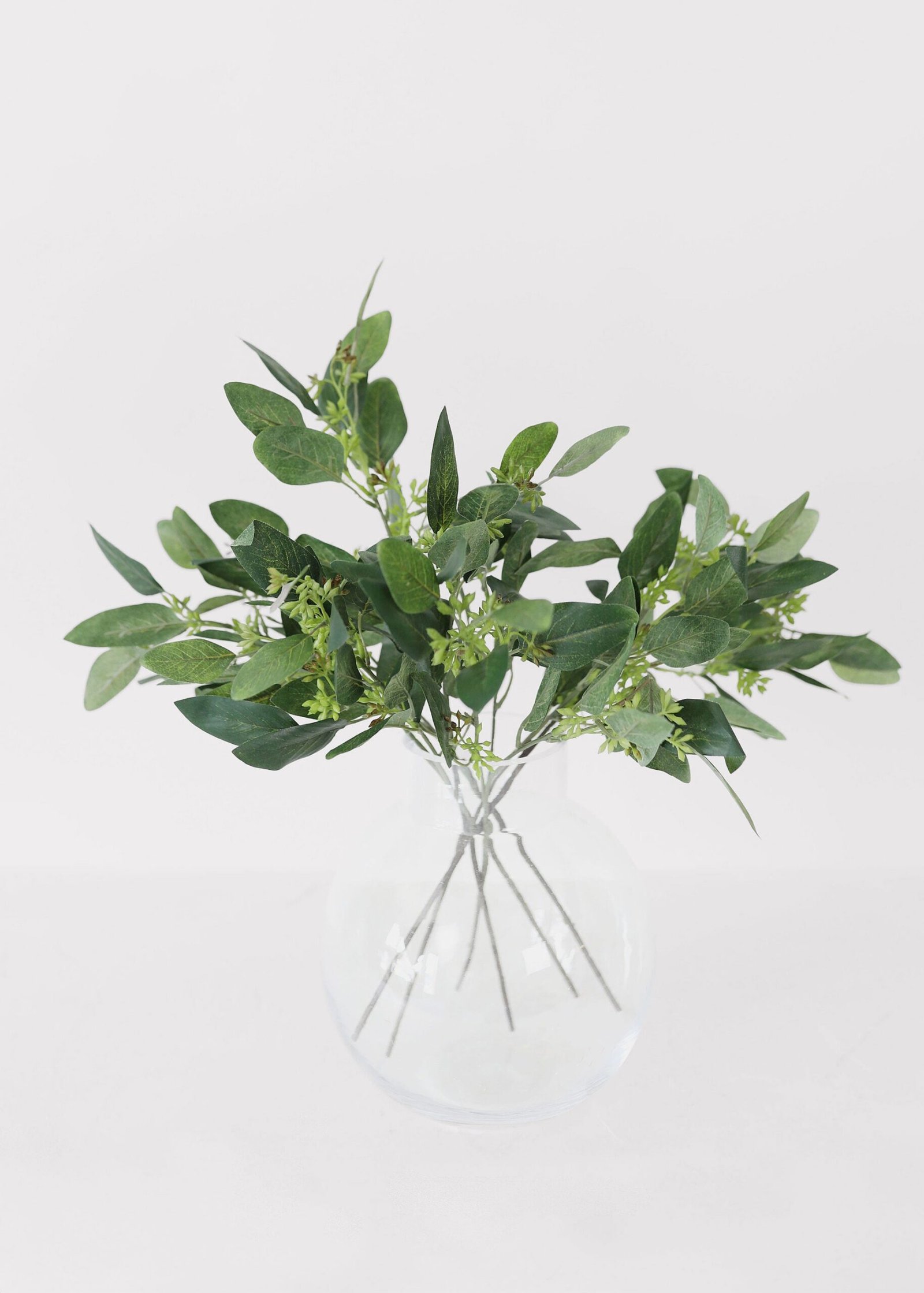 Artificial Seeded Eucalyptus Spray - 18" - Image 2