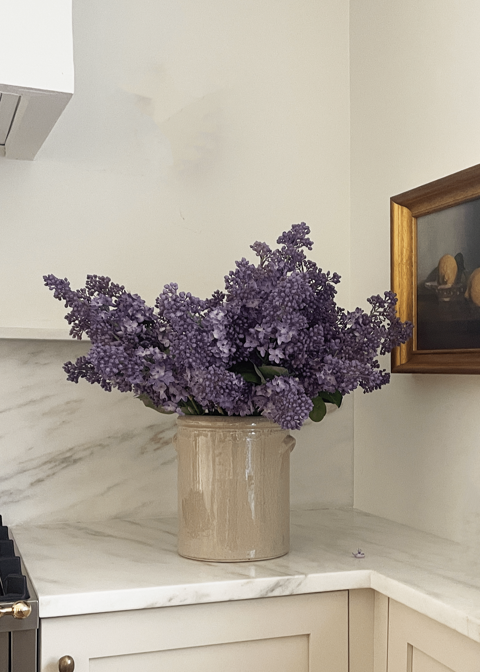 Purple Artificial Lilac Flower Stem - 34.5" - Image 3