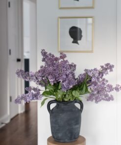 Alternative view of Purple Artificial Lilac Flower Stem - 34.5"