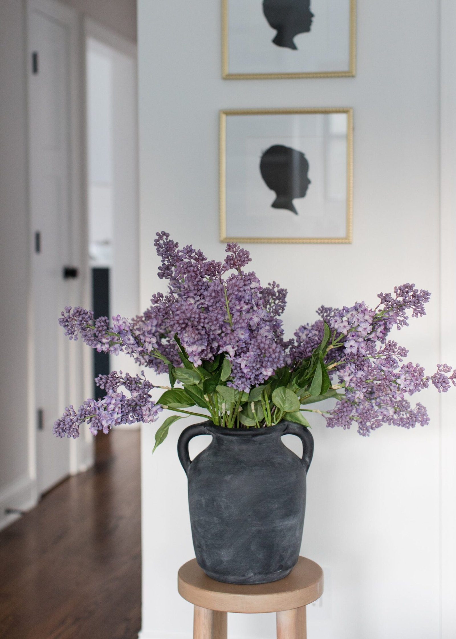 Purple Artificial Lilac Flower Stem - 34.5" - Image 2