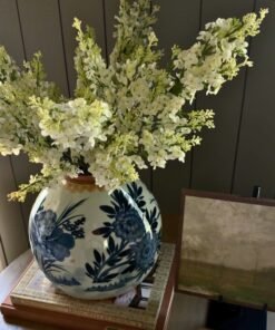 Alternative view of Cream Artificial Blooming Lilac Branch - 30"