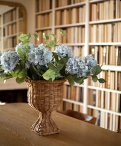 Alternative view of Artificial Hydrangea in Antique Light Blue - 36"
