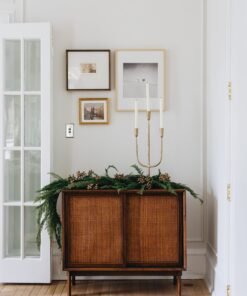 Alternative view of Real Touch Lebanon Cedar Holiday Table Garland - 48"